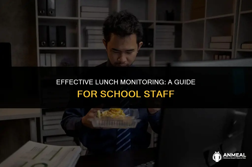 how to be a good lunch monitor