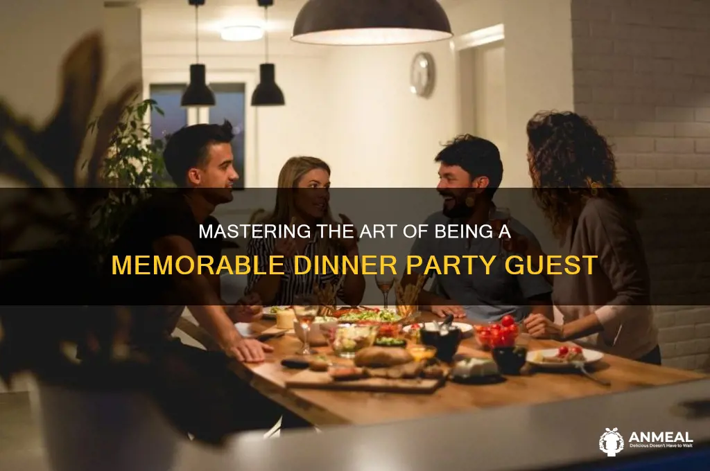 how to be a great dinner party guest