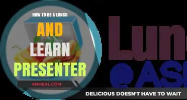 Mastering the Art of Lunch and Learn Presentations