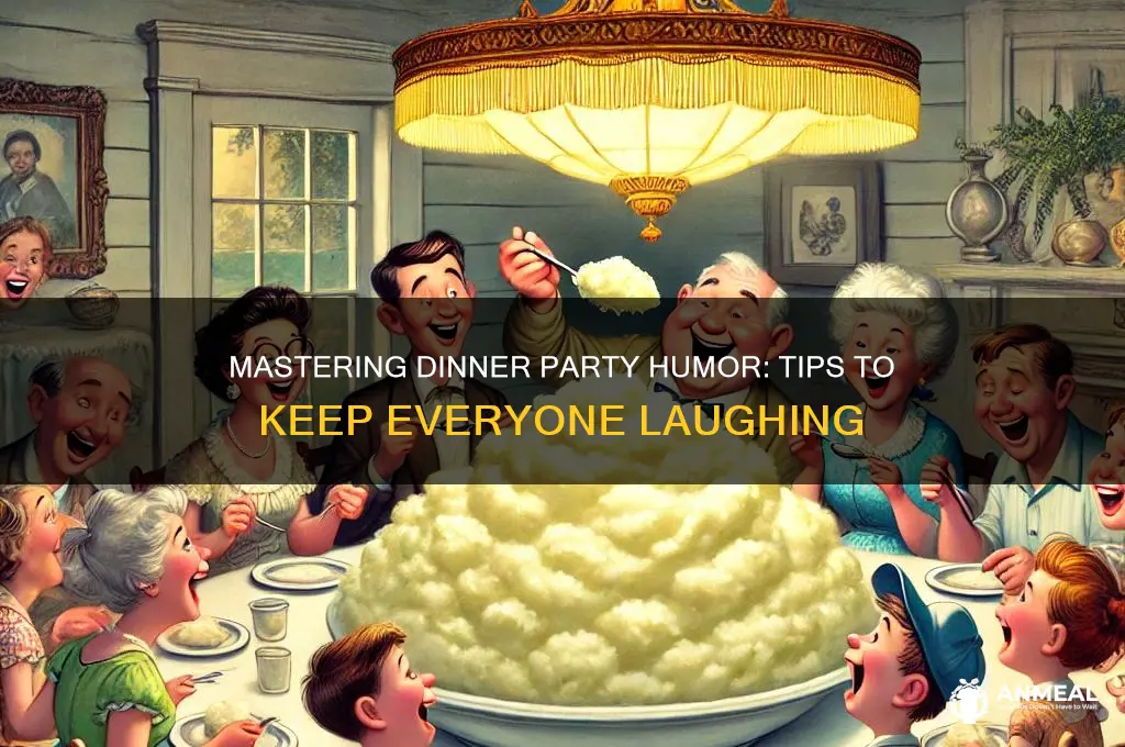how to be funny at a dinner party