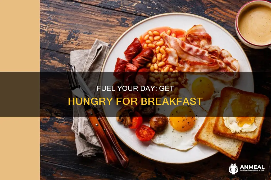 how to be hungry for breakfast