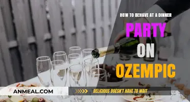 Ozempic Etiquette: Navigating Dinner Parties with Confidence and Grace