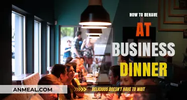 Mastering Business Dinner Etiquette: Tips for Professional Success