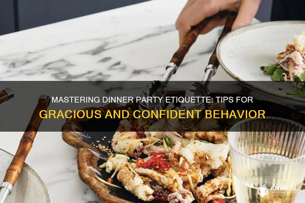 how to behave at dinner parties