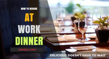 Mastering Work Dinner Etiquette: Tips for Professional Behavior and Networking