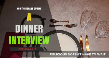 Mastering Dinner Interviews: Etiquette Tips for Professional Success
