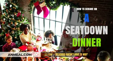 Mastering Etiquette: A Guide to Graceful Seated Dinner Behavior