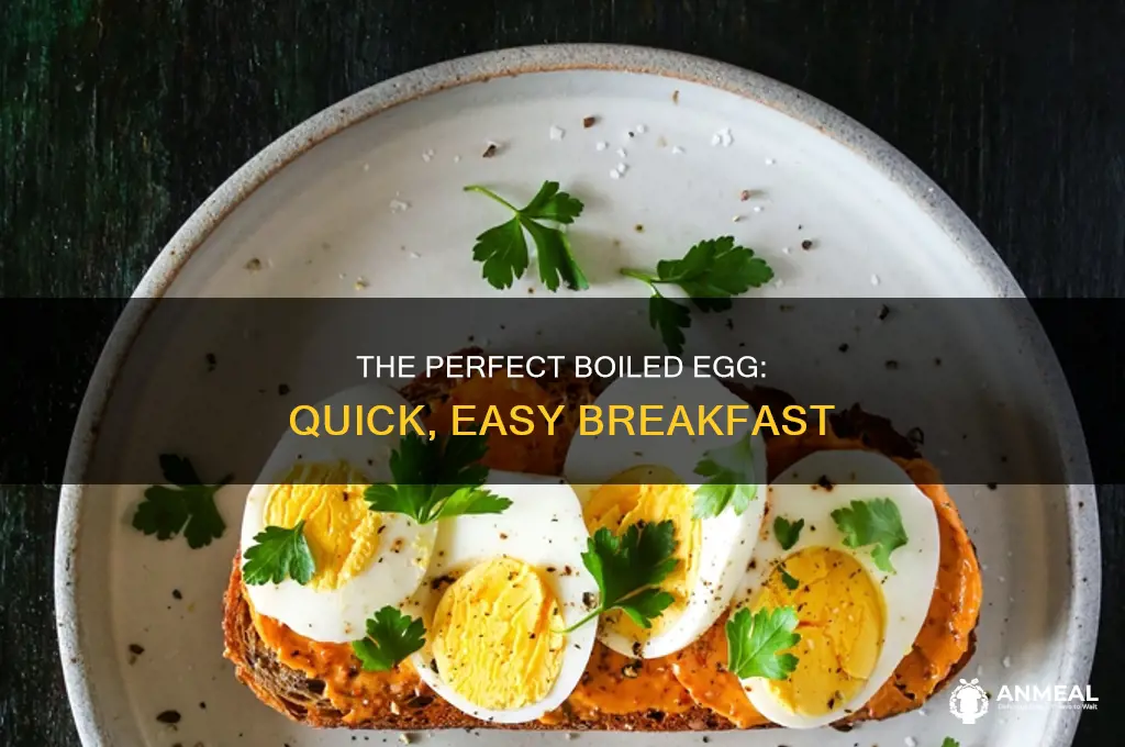 how to boil an egg for breakfast