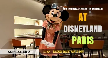 Booking a Magical Disney Character Breakfast