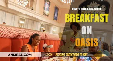 Booking a Character Breakfast on Oasis: A Simple Guide