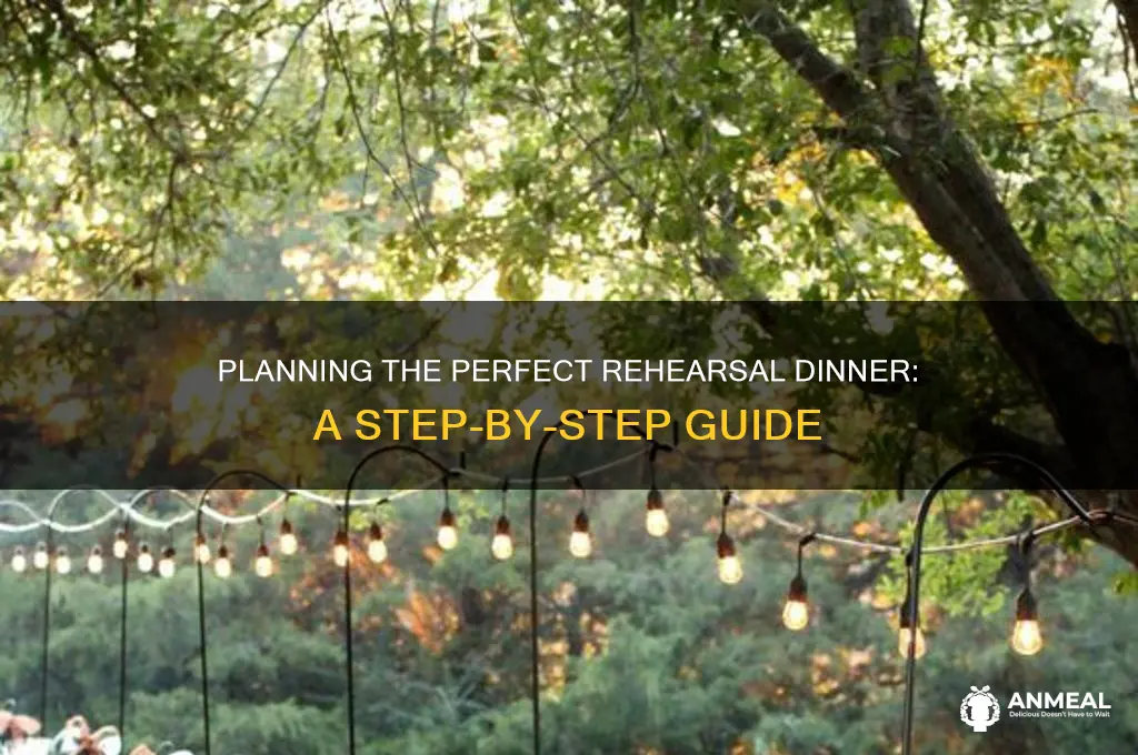 how to book a rehersal dinner
