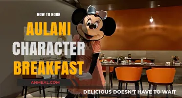 Booking Aulani's Character Breakfast: A Step-by-Step Guide