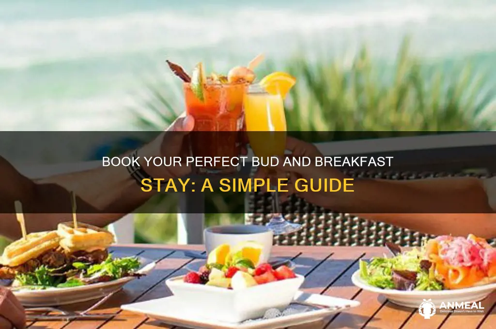 how to book bud and breakfast