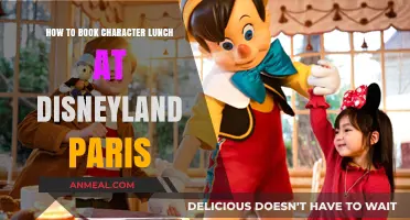 Savor the Magic: Booking Character Lunch at Disneyland Paris