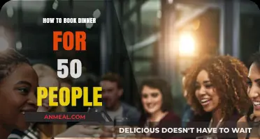 Effortless Group Dining: Tips for Booking Dinner for 50 People
