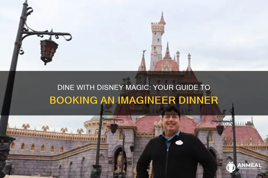 how to book dinner with an imagineer