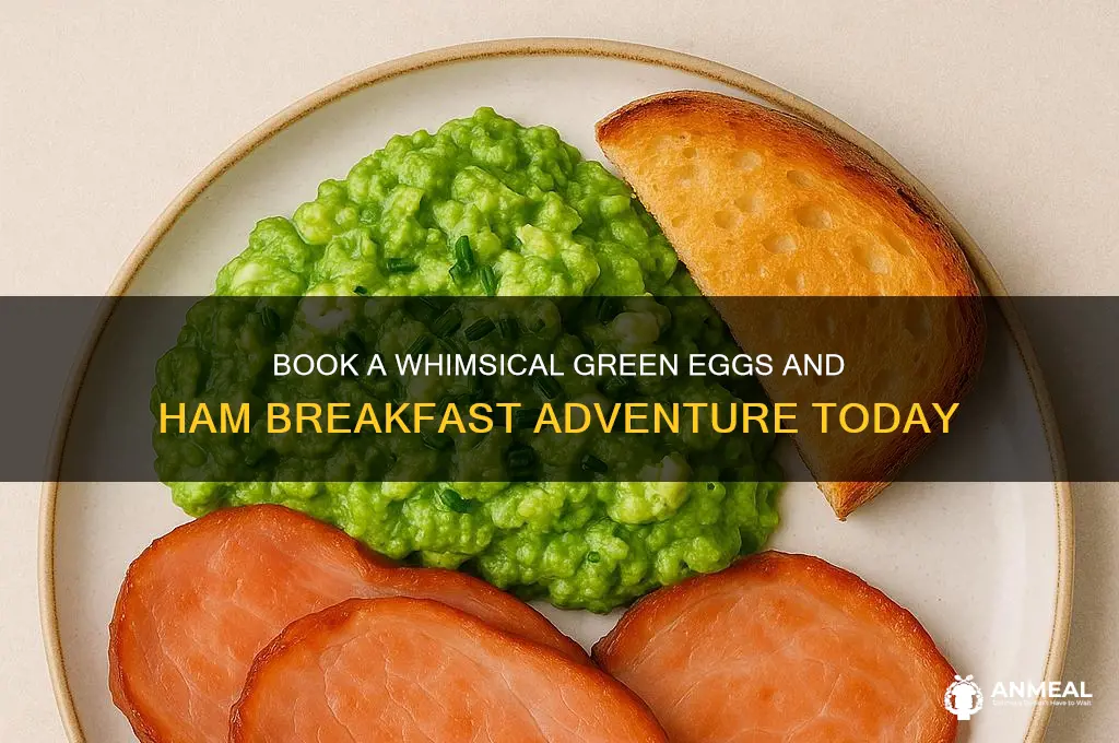 how to book green eggs and ham breakfast