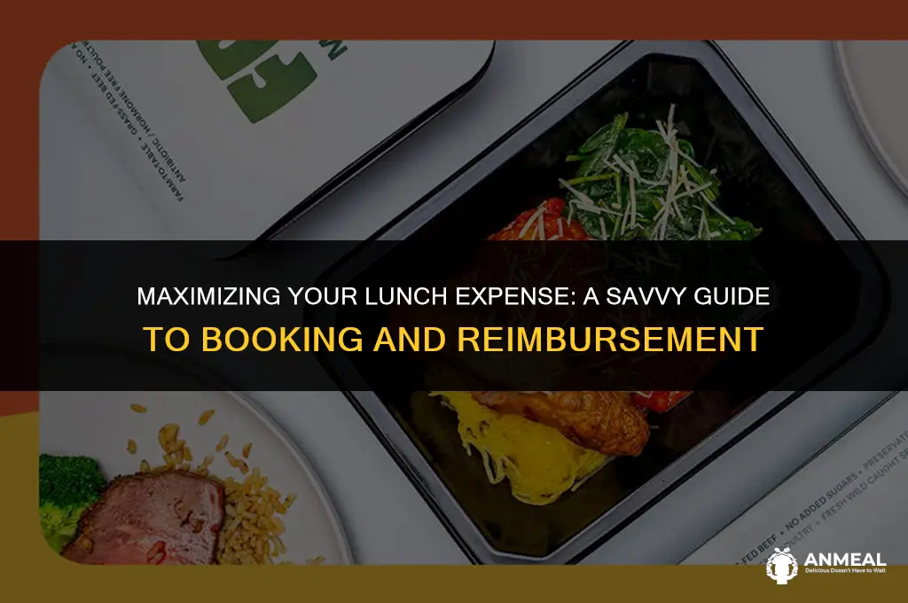 how to book lunch epense