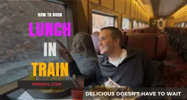 Savoring the Journey: A Guide to Booking Lunch on Trains