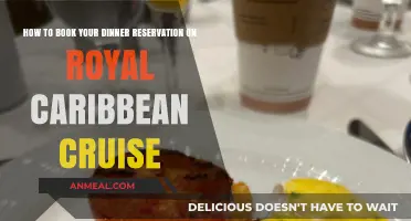Dining on the High Seas: Booking Your Royal Caribbean Dinner Reservation