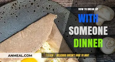 Breaking Up Over Dinner: A Guide to Ending Things Gracefully