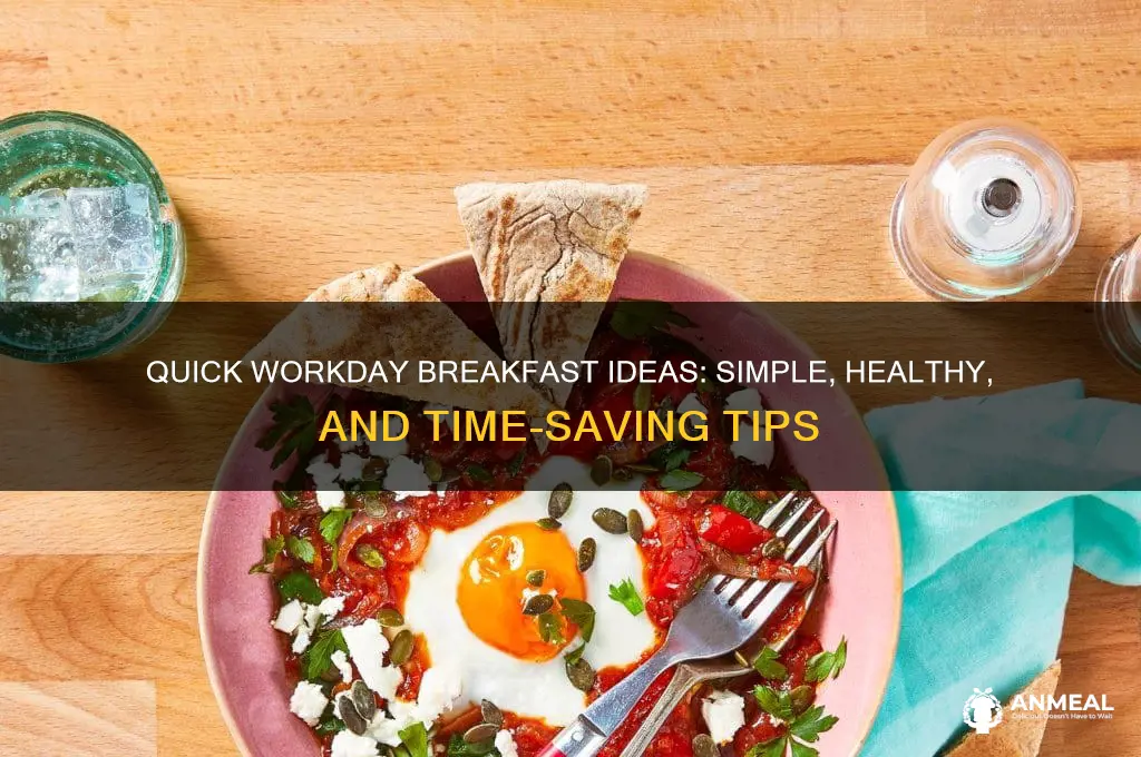 how to breakfast easy at work