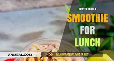 Smoothie Lunch Ideas: Delicious and Nutritious On-the-Go Options