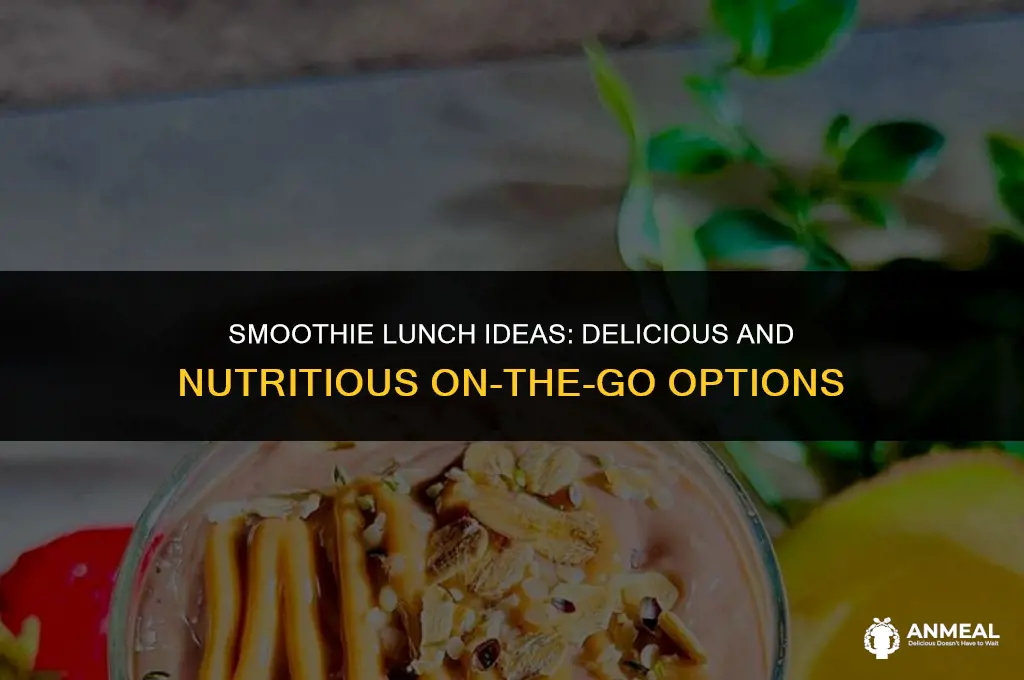 how to bring a smoothie for lunch