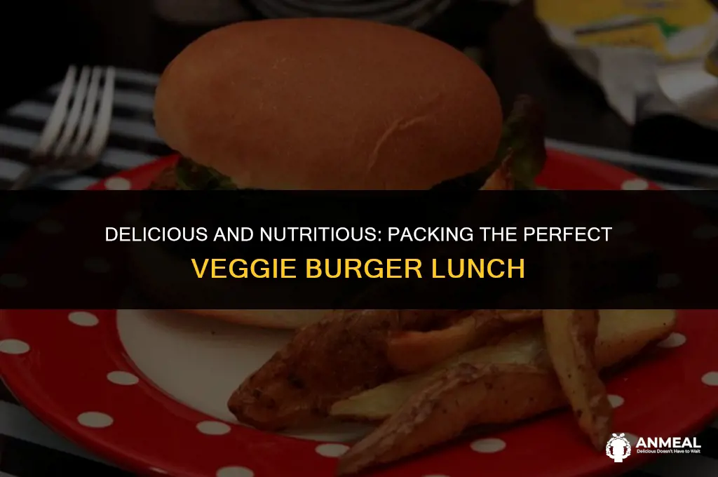 how to bring a veggie burger as a packed lunch