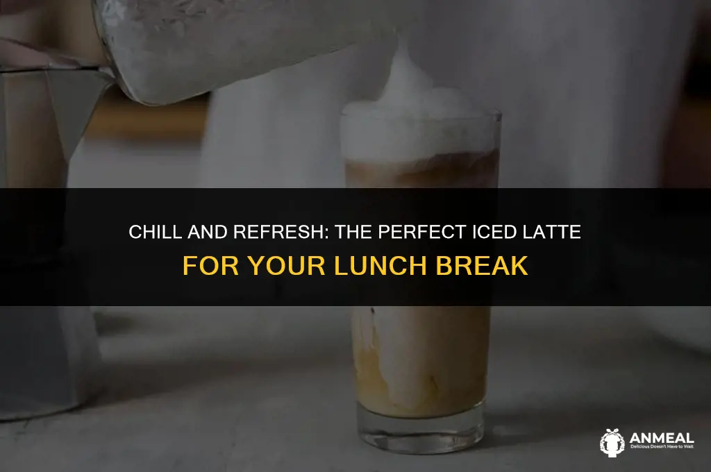 how to bring iced latte for lunch