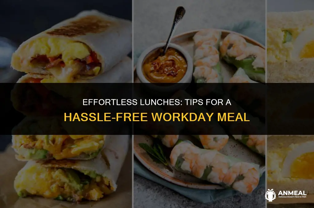 how to bring lunch to work