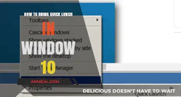 Speedy Lunch Breaks: Mastering Quick Meals in Windows 10