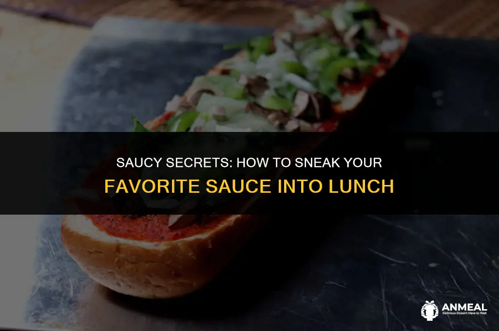 how to bring sauce in lunch