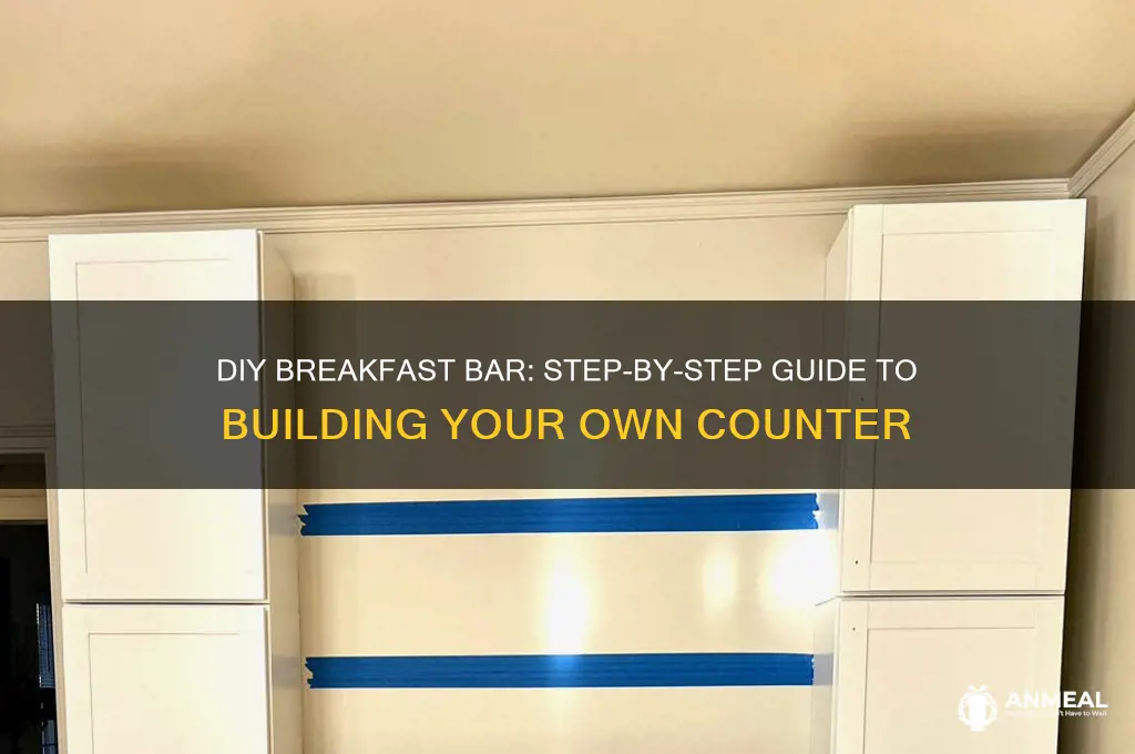 how to build a breakfast bar from scratch