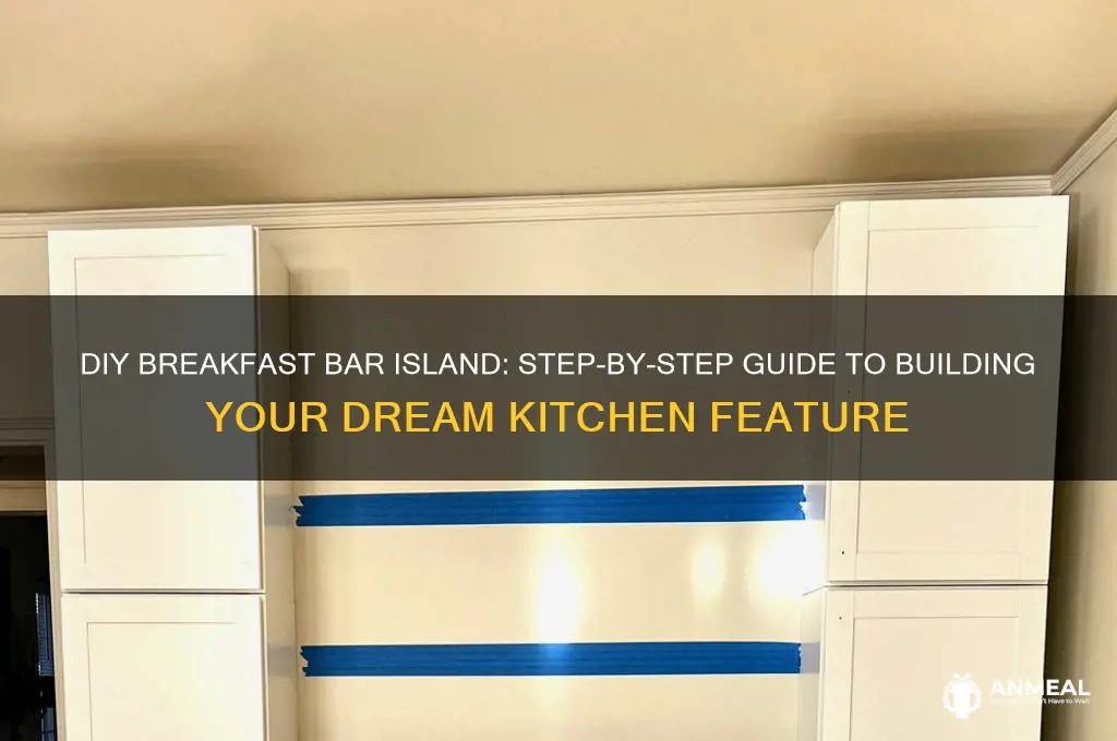 how to build a breakfast bar island