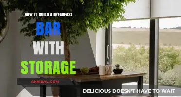 DIY Breakfast Bar with Storage: Maximize Space and Style in Your Kitchen