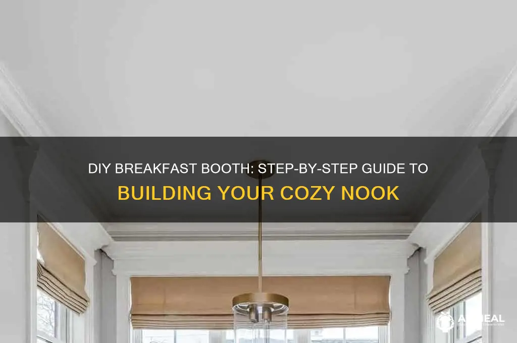 how to build a breakfast booth
