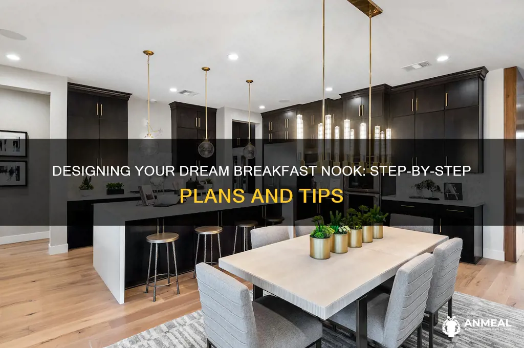 how to build a breakfast nook plans