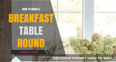 Crafting a Perfect Round Breakfast Table: DIY Guide & Tips