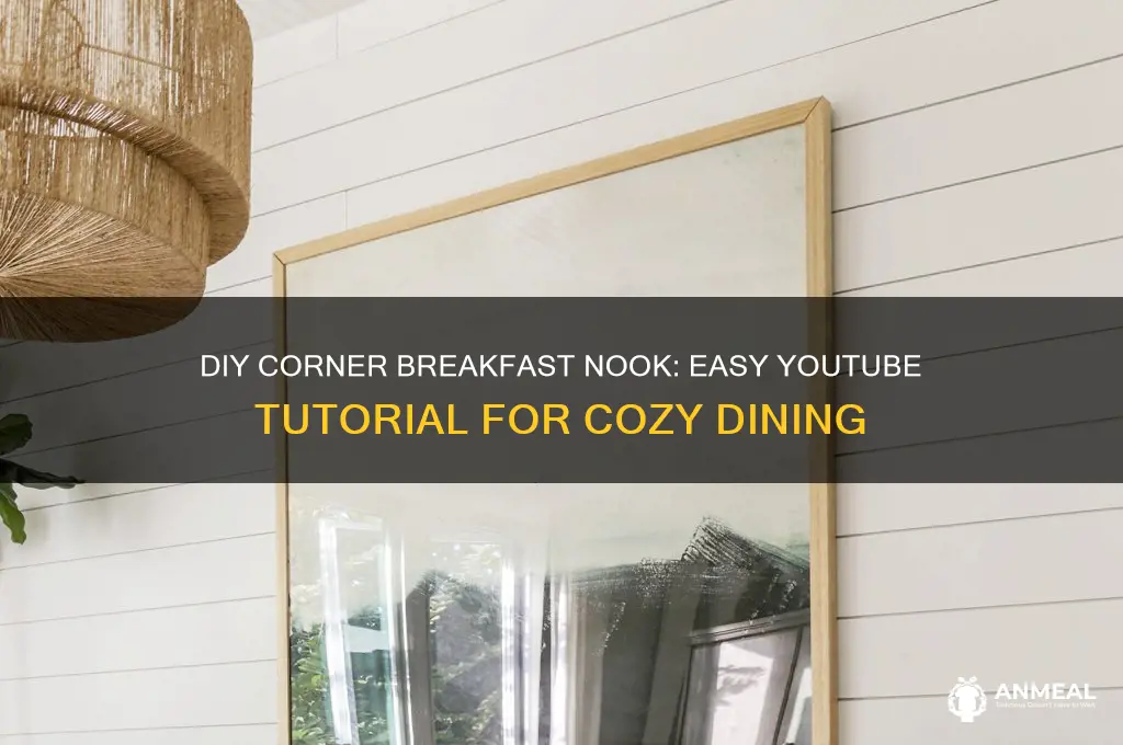 how to build a corner breakfast nook you tubbe