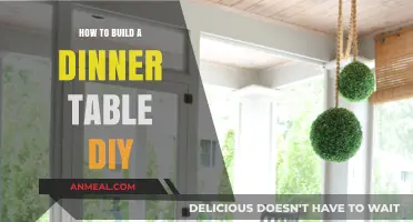 Craft Your Own Dinner Table: A Step-by-Step DIY Guide