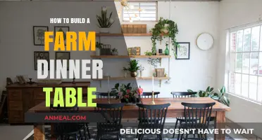 Crafting a Rustic Farm Dinner Table: DIY Guide for Beginners