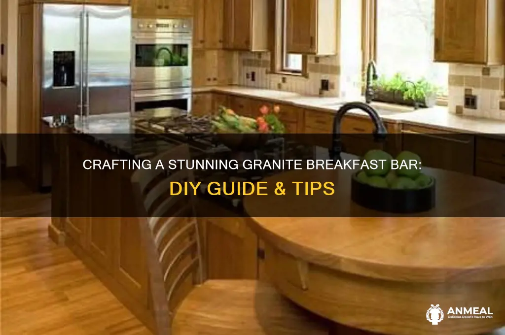 how to build a granite breakfast bar