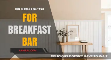 DIY Half Wall Breakfast Bar: Step-by-Step Guide to Building Yours