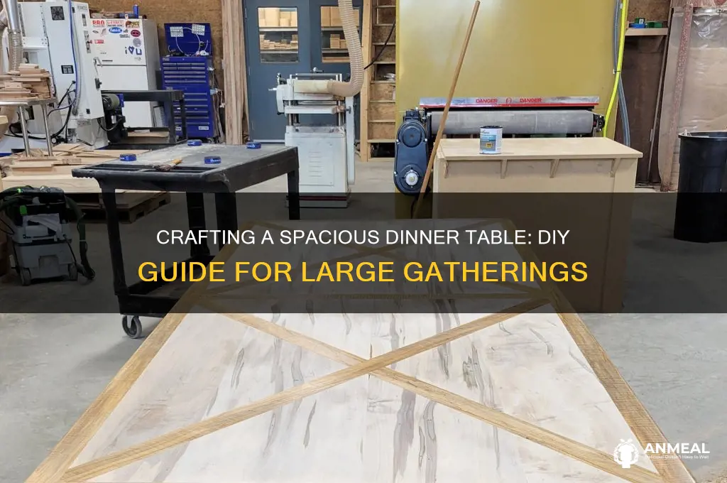how to build a large dinner table