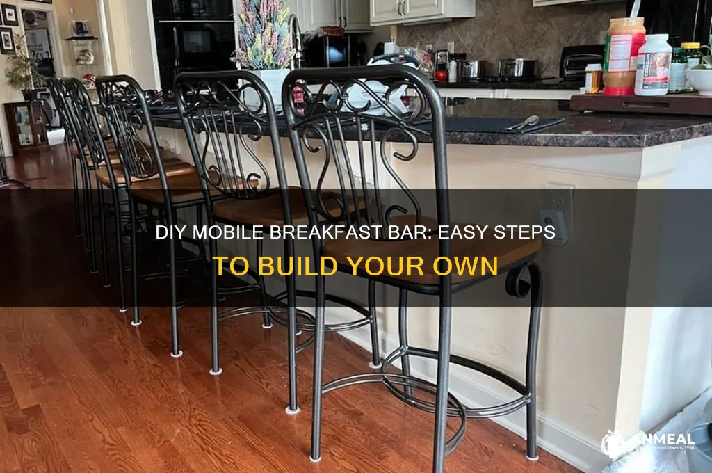 how to build a mobile breakfast bar