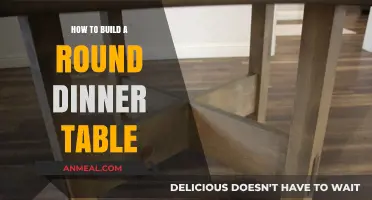 Crafting a Perfect Round Dinner Table: Step-by-Step DIY Guide