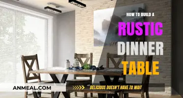 Crafting a Rustic Dinner Table: DIY Guide for Timeless Charm