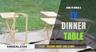 Crafting a Functional TV Dinner Table: A Step-by-Step DIY Guide