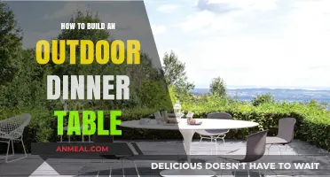 Crafting Your Perfect Outdoor Dinner Table: A Step-by-Step Guide